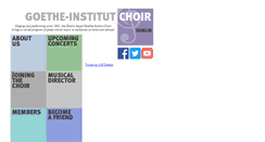 Desktop Screenshot of goetheinstitutchoir.ie