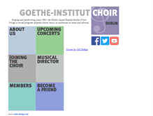 Tablet Screenshot of goetheinstitutchoir.ie